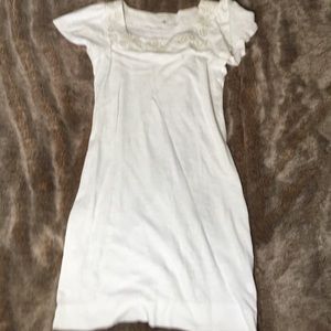 Banana Republic short white dress